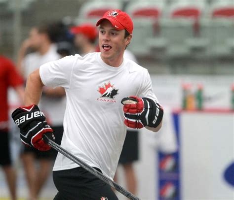 jonathan toews at canada olympic hockey training camp blackhawks hockey team canada nhl players