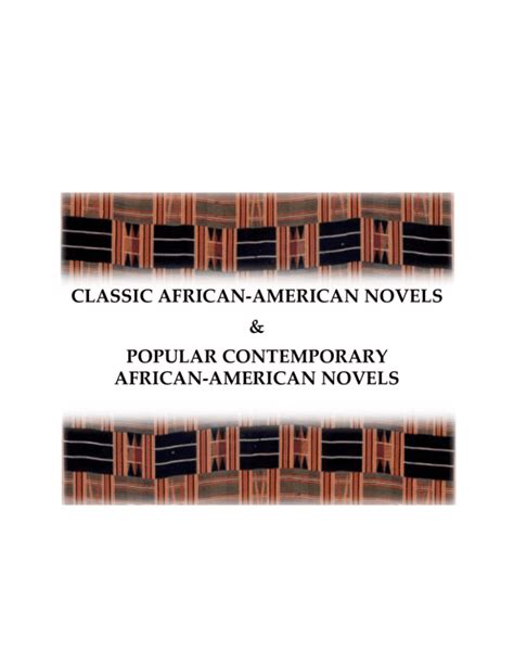 classic african american novels and popular
