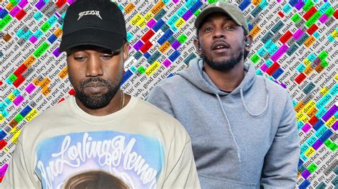 kanye west and kendrick lamar no more parties in l a 5k sub special rhyme scheme highlighted