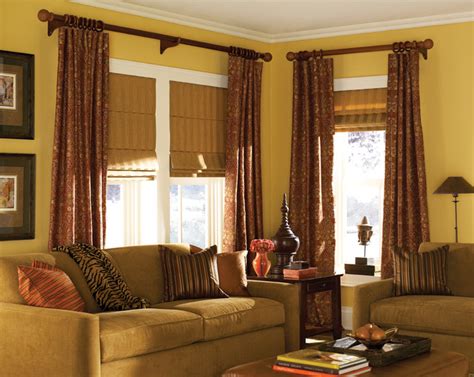 Classic Roman Shades Traditional Living
