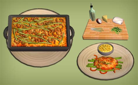 Jacky93sims — Green Bean Casserole Food For The Sims 2 Tv Dinner