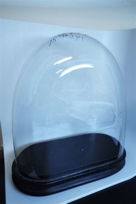 Antique Oval Glass Dome