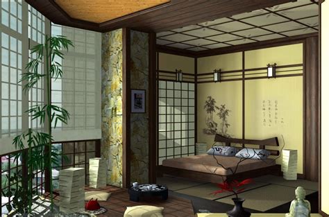 Bedroom In Japanese Style