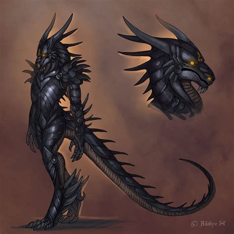 Cac Commission Vanguard By Adalfyre On Deviantart Creature Concept