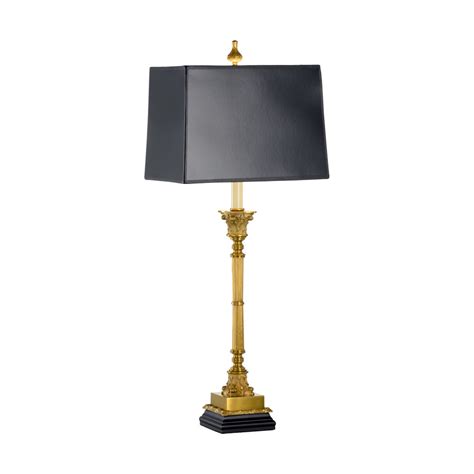 However, i have no intention in purchasing a new shade for a lamp i bought at gw in the first place, so i just decided. 68069-3 Chelsea House Brass Candlestick Lamp Black Shade ...