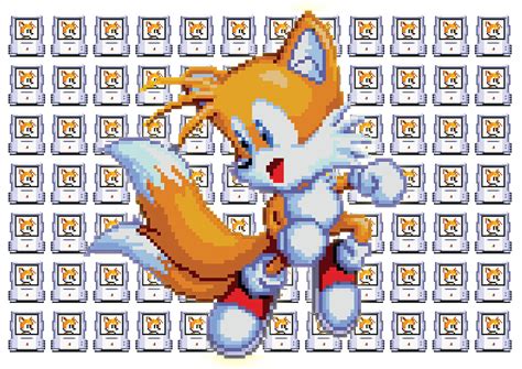 Tails Pixel Art Behance