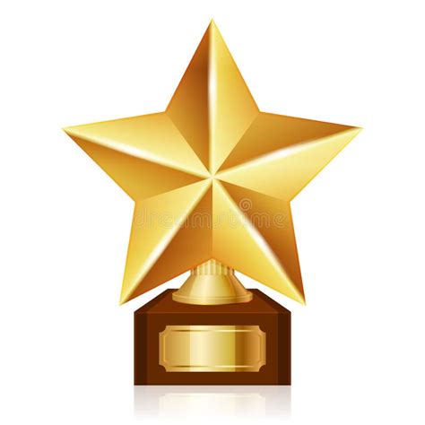 Gold Star Award Stock Vector Illustration Of Gold Celebrity 32444326