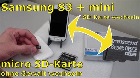 Faq for samsung mobile phone. Samsung S3 + mini - microSD Karte ein- und ausbauen - Akku ...