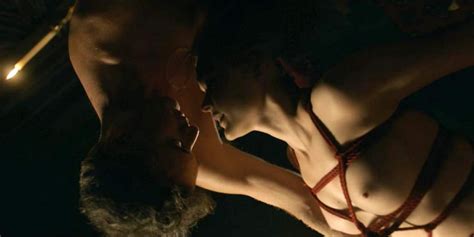 Bella Heathcote Nude Bondage Scene From Strange Angel Scandal Planet