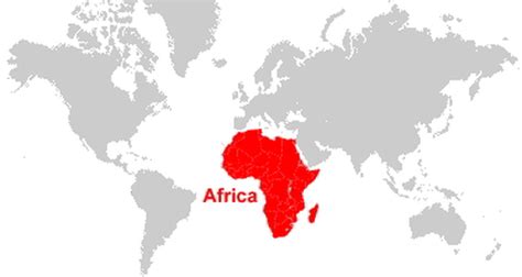 Gambar Peta Benua Afrika Lengkap Tarunas