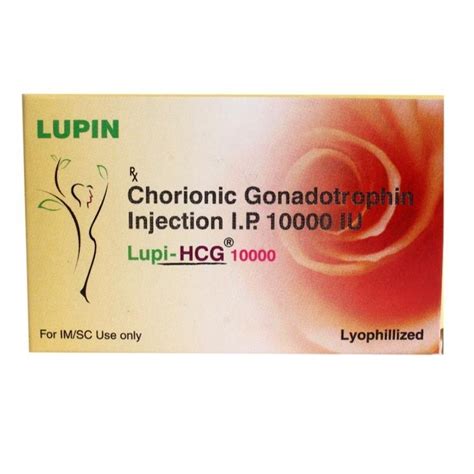 5000 Iu Lupi Hcg Chorionic Gonadotropin Injection Ip Packaging Type