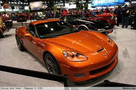 C6 Corvette Z06 In Inferno Orange Metallic