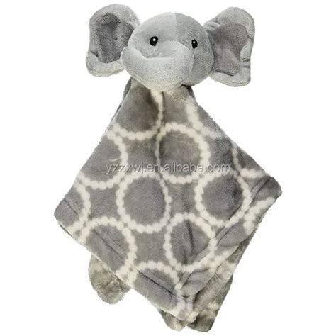 Soft Stuffed Animal Plush Security Blanket Soothing Toy Baby Teething