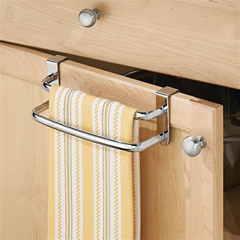 Interdesign® vine over the cabinet kitchen dish towel bar in bronze. InterDesign Axis Over-the-Cabinet Kitchen Dish Towel Bar Rack - 9", Chrome For $3.70