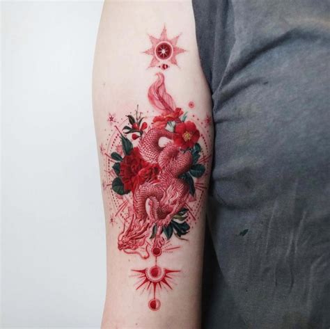 Red Dragon Tattoo By Eunbee Choi Eunji Tattoonow