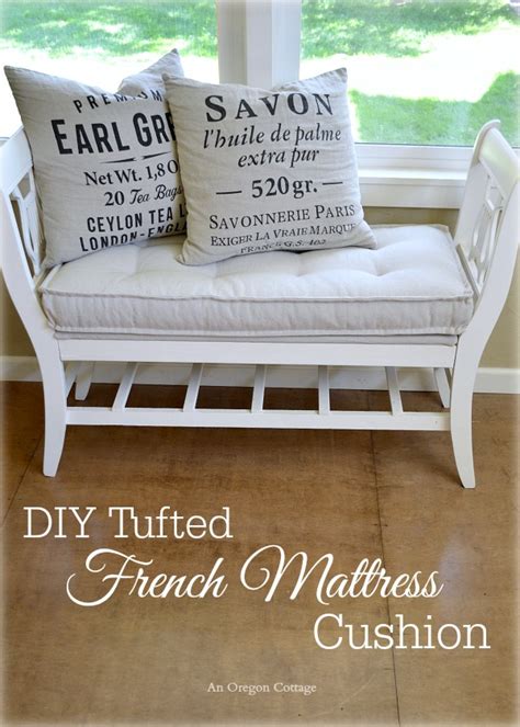 Buy cushion firm mattresses at macys.com. DIY Tufted French Mattress Cushion {Ballard Catalog Knockoff}