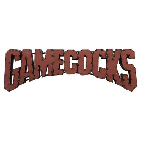 South Carolina Gamecocks Collegiate Metal Sign