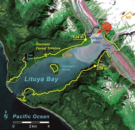 Lituya Bay Alaska Satellite Image August Landsat With Download Scientific Diagram