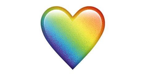 Love Heart Emoji Rainbow
