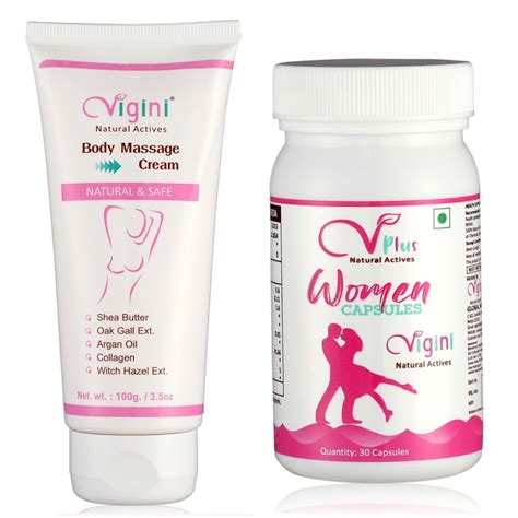 Buy Vigini Plus 100 Natural Actives Bust Breast Enlargement Gel Cream Sexual Arousal Energy