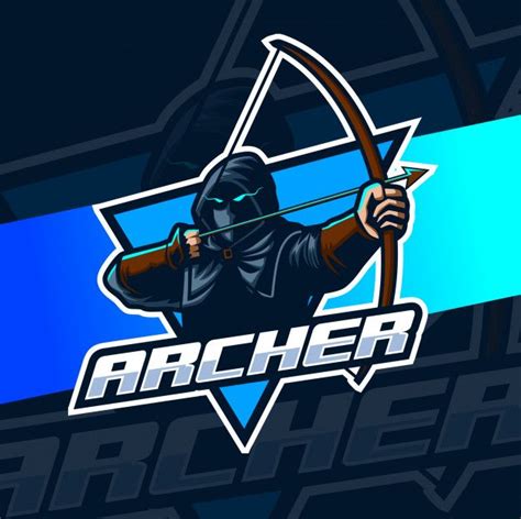 Premium Vector Archer Mascot Esport Logo Vetores Logotipo Do Jogo