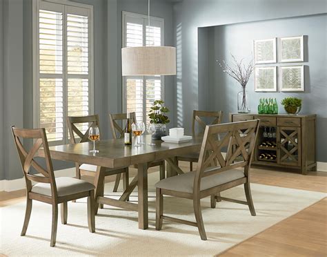 Standard Furniture Omaha Grey Casual Dining Room Group
