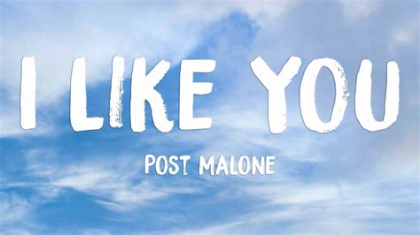 I Like You A Happier Song Post Malone Featuring Doja Cat Lyrics