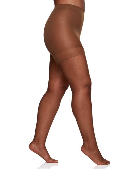 berkshire women s plus size ultra sheer control top pantyhose 4411 french coffee in 2020