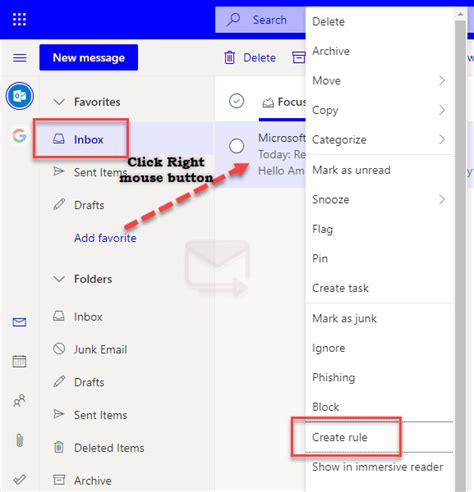 How To Setuprun Rules In Outlook 365 Webmail Use Rules To Manage