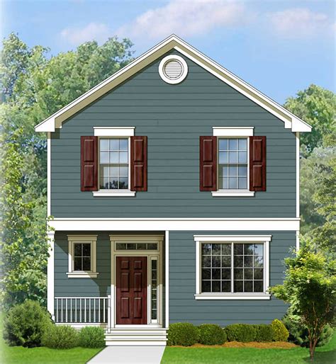 Two Story Traditional House Plan - 82083KA | Architectural Designs