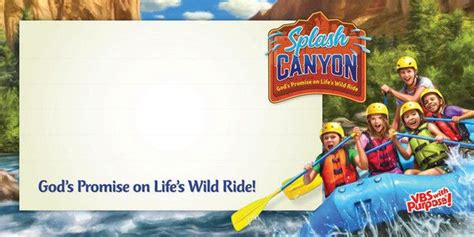 Indooroutdoor Banner 8 X 4 Splash Canyon Vbs Vacation Bible