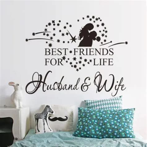 Best Friends For Life Husband And Wife Wall Quote Words Decals Sticker