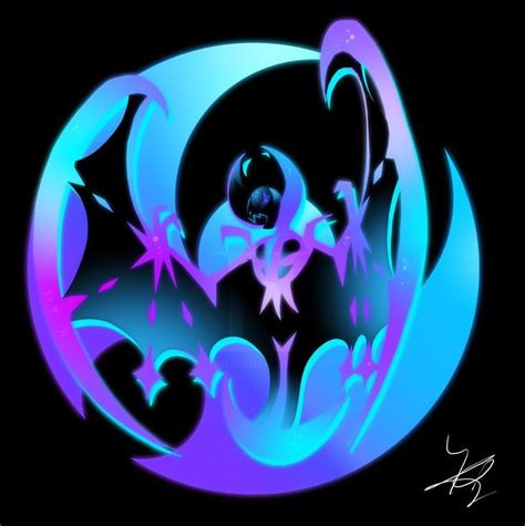 Lunala By Ii Art Cute Pokemon Wallpaper Pokemon Art Pokemon