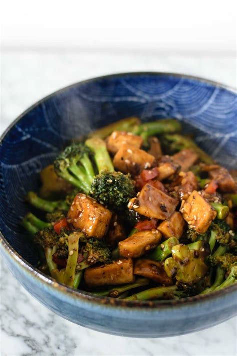 Broccoli And Tofu With Black Bean Sauce The Curious Chickpea