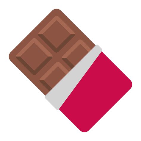 Chocolate Bar Flat Icon Fluentui Emoji Flat Iconpack Microsoft