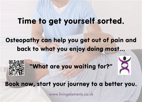 Get Sorted With Self Care Living Elements Clinic Gayle Palmer Osteopath