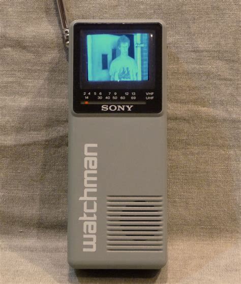 Sony Model Fd 10a Watchman Television 1987