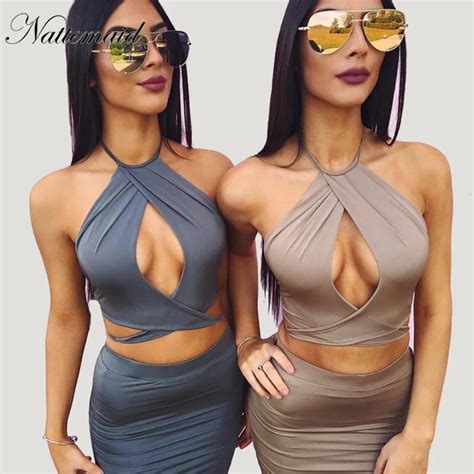 Nattemaid Ruffle Off Shoulder Sexy Dress Women Backless Mini Bodycon Dresses Solid Yellow Split