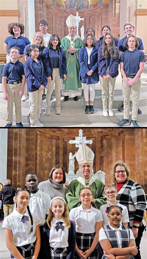 ‘Don’t ever lose sight of God’s love,’ archbishop tells students at