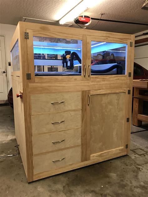 Nothing is more unappealing than a dull, outdated kitchen with old cabinetry and hardware. Shapeoko Xxl Cnc Enclosure And Cabinet by Squeazle ...