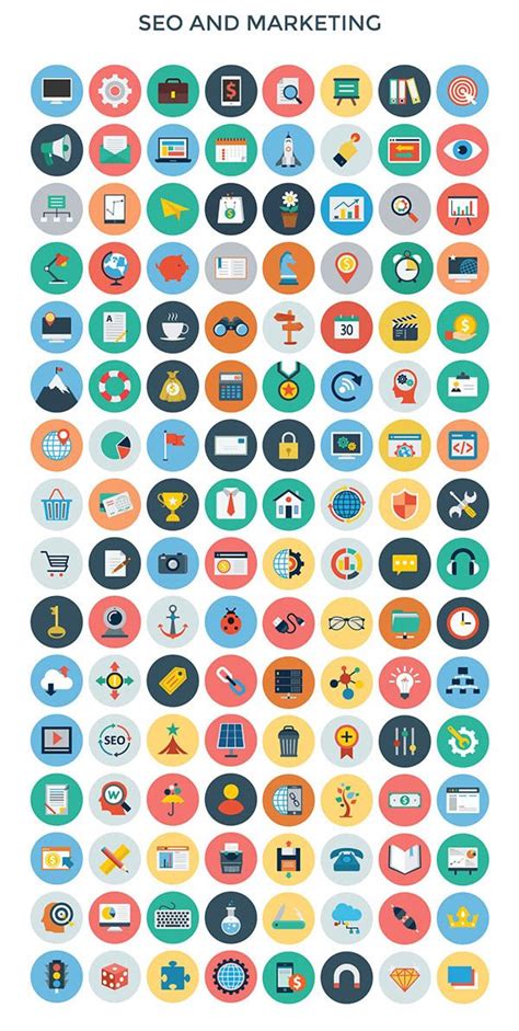 3200 Flat Vector Psd Icons For Graphic Designers Icons Design Blog