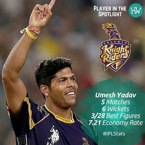 Our Player In The Spotlight For Kolkata Knight Riders Is Umesh Yadav