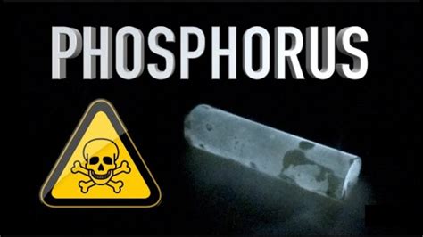 White Phosphorus Bomb Info A Terrifying Element Youtube