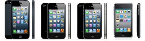 Iphone 5 Vs Iphone 4s Vs Iphone 4 Vs Iphone 3gs Specs And Features