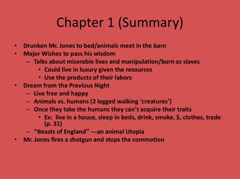 💄 Animal Farm Chapter Summaries Summary Of Animal Farm By George