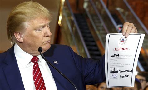 Trump Signs Gop Loyalty Pledge The Washington Post