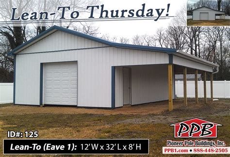 $15+ extra legroom & premium class $29+ first class paid upgrades. Lean-To Thursday! Building Dimensions: 24' W x 32' L x 10' H (ID#: 125) 24' Standard Trusses, 4 ...