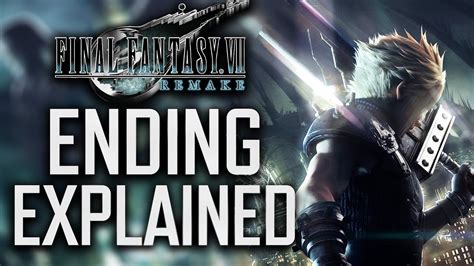 Final Fantasy Vii Remake Ending Explained What Happens Next Youtube