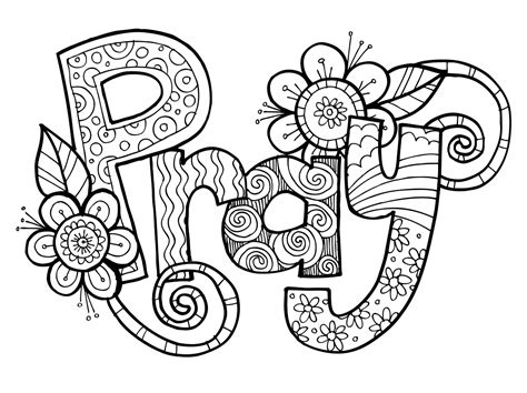36 Free Printable Prayer Day Coloring Pages