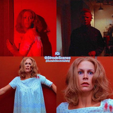 Laurie Strode 📞 On Instagram “laurie Cornered By The Shape 🔪🎃 🚑halloween Ii 1981💉